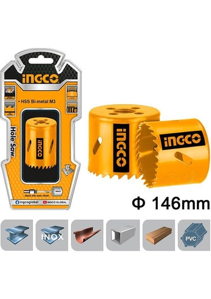 Bi-Metal Panç 146MM HSB101461