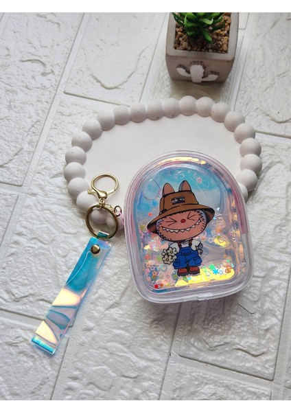 Labubu Şeffaf Sulu ve Simli Çocuk Cüzdan fiyatları