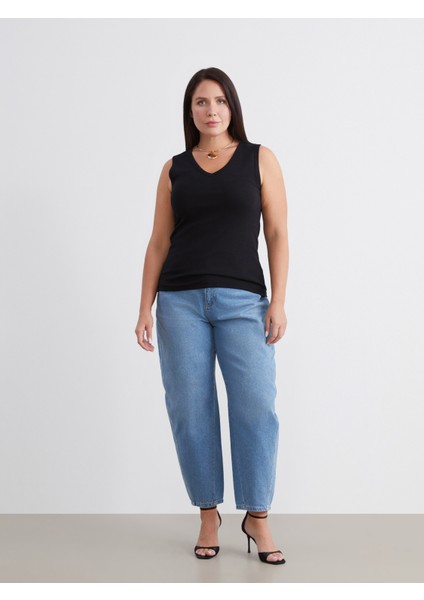 Büyük Beden V Yaka Kadın Atlet fiyatları