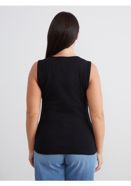 Büyük Beden V Yaka Kadın Atlet fırsatları