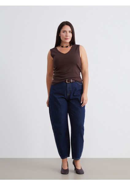 Büyük Beden V Yaka Kadın Atlet fiyatları