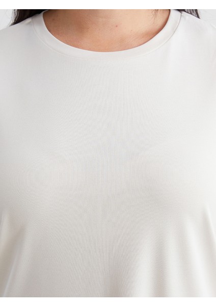 Bisiklet Yaka Modal Karışımlı Kadın Atlet fırsatları