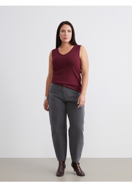 Büyük Beden V Yaka Kadın Atlet fiyatları