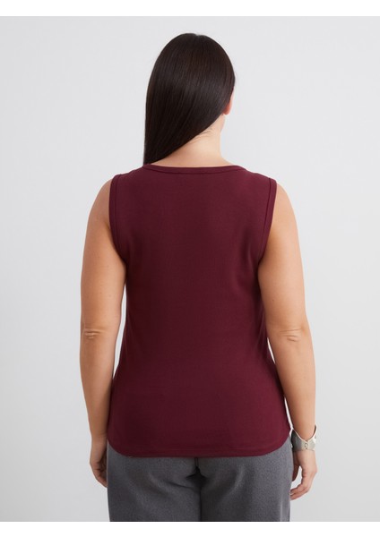 Büyük Beden V Yaka Kadın Atlet fırsatları