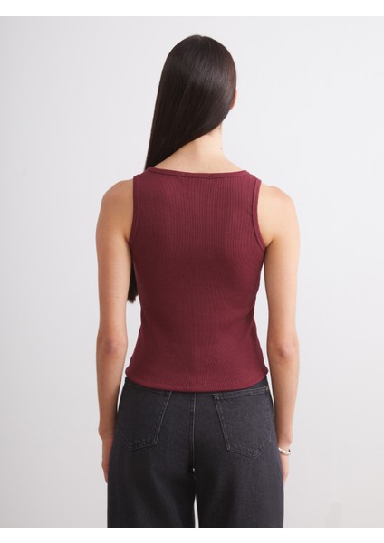 Bisiklet Yaka Kadın Atlet 2'li