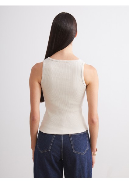 Bisiklet Yaka Kadın Atlet 2'li