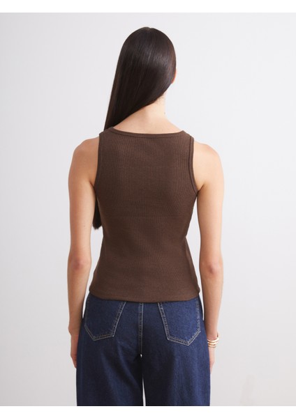 Bisiklet Yaka Kadın Atlet 2'li