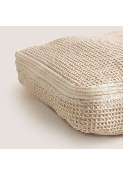 Oiko Waffle Düzenleyici Hurç 24X20CM Natural fırsatları