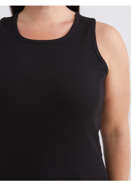 Büyük Beden Bisiklet Yaka Kadın Atlet 2'li indirimleri