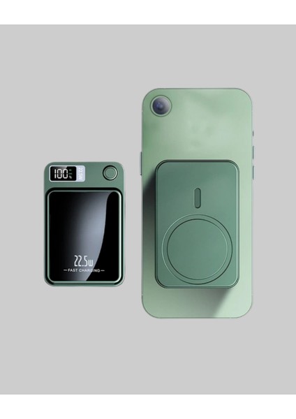 Drnds Magsafe Powerbank 10.000 Mah Kablosuz ve Dijital Ekranlı Hızlı Şarj Cihazı indirimleri