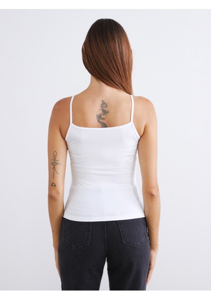 Kare Yaka Askılı Kadın Atlet 2'li