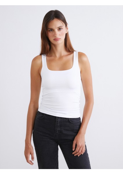 Kare Yaka Kadın Atlet 2'li modelleri