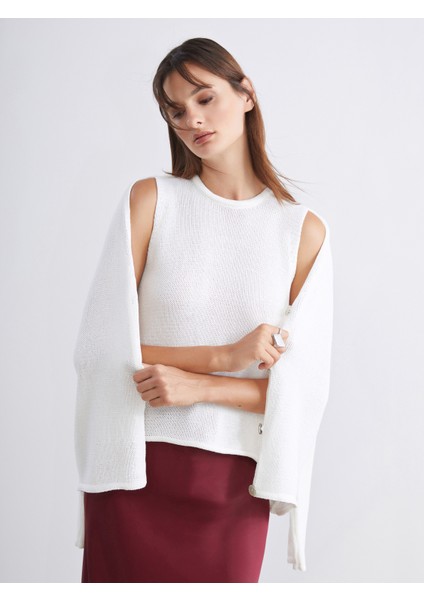 Bisiklet Yaka Kadın Triko Atlet