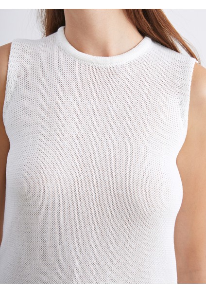 Bisiklet Yaka Kadın Triko Atlet modelleri