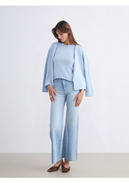 Bisiklet Yaka Kadın Triko Atlet fiyatları