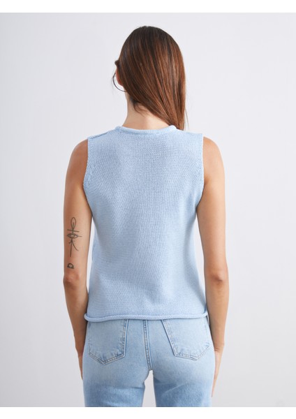 Bisiklet Yaka Kadın Triko Atlet fırsatları