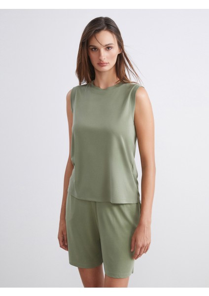 Bisiklet Yaka Kadın Atlet