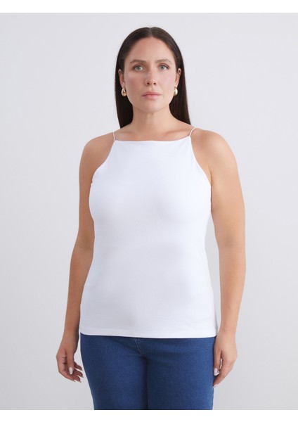 Büyük Beden Halter Yaka Kadın Atlet 2'li modelleri