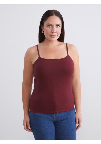 Büyük Beden U Yaka Kadın Atlet 2'li modelleri