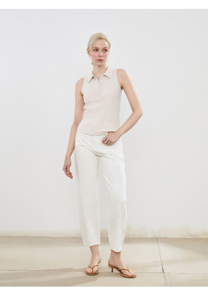 Polo Yaka Modal Karışımlı Kadın Atlet fiyatları