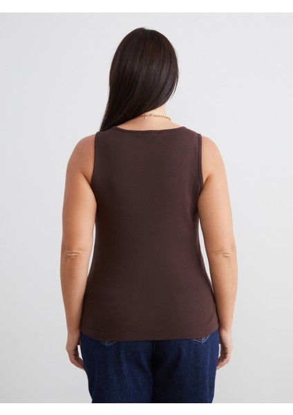 Büyük Beden U Yaka Kadın Atlet fırsatları