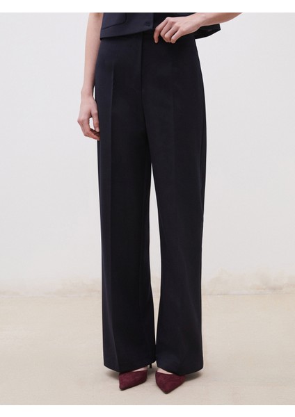 Loose Fit Krep Kadın Pantolon fiyatları