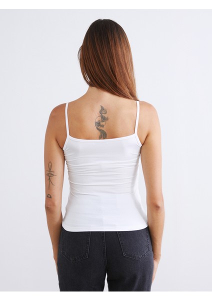 Kare Yaka Askılı Kadın Atlet 2'li