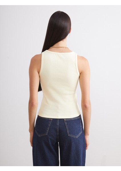 Bisiklet Yaka Kadın Atlet 2'li