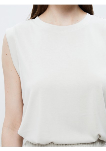 Bisiklet Yaka Modal Karışımlı Kadın Atlet modelleri