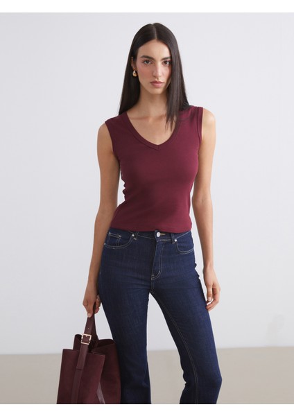 V Yaka Kadın Atlet 2'li modelleri