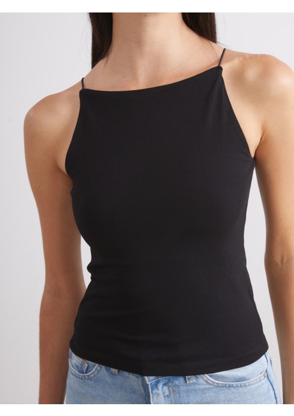 Halter Yaka Askılı Kadın Atlet 2'li