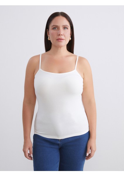 Büyük Beden U Yaka Kadın Atlet 2'li fiyatları