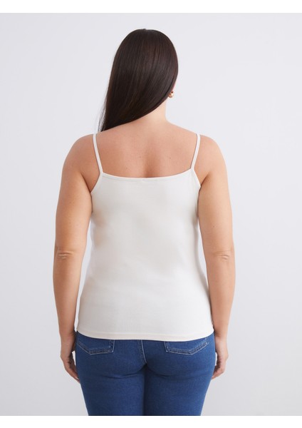 Büyük Beden U Yaka Kadın Atlet 2'li