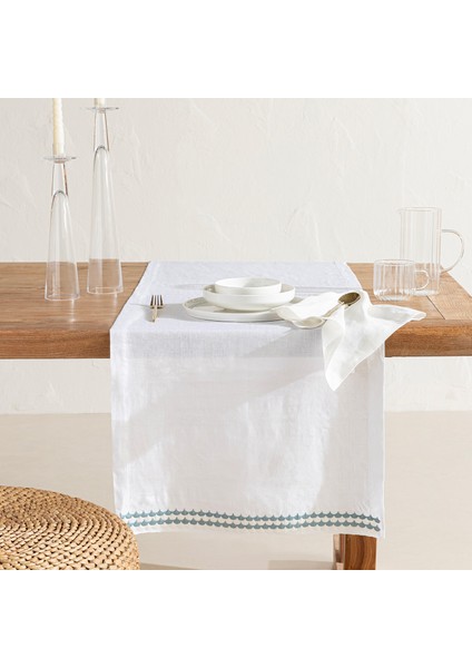 Tımbre Runner 50X180 cm Beyaz