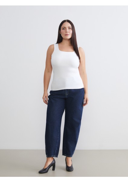 Büyük Beden Kare Yaka Kadın Atlet 2'li fırsatları