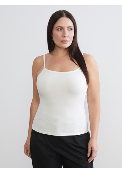 Büyük Beden U Yaka Kadın Atlet 2'li modelleri