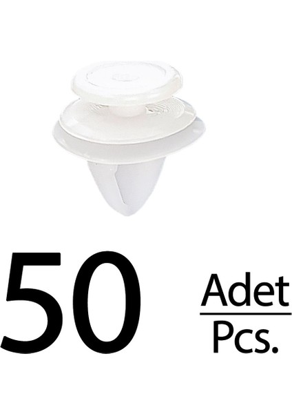 Renault, Peugeot, Mini, Audi, Seat Için Kapı Döşeme Klips- 50 Adet