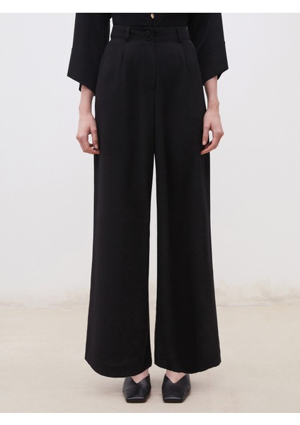 Loose Fit Krep Kadın Pantolon fiyatları