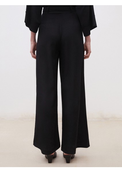 Loose Fit Krep Kadın Pantolon fırsatları