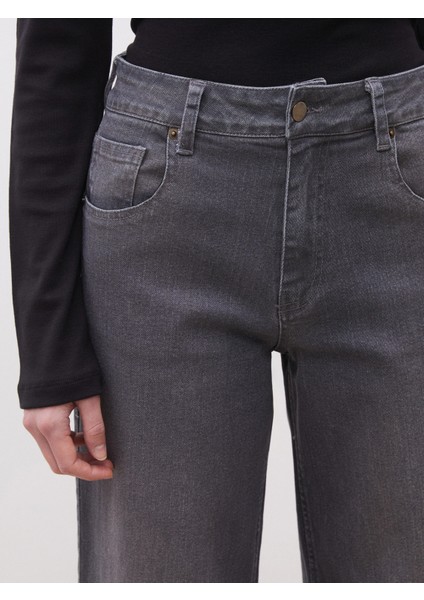 Wideleg Kadın Jean Pantolon modelleri