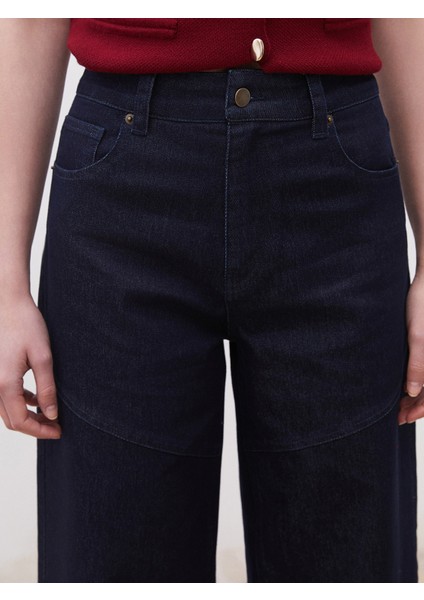 Wideleg Kadın Jean Pantolon modelleri