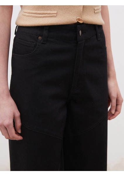 Wideleg Kadın Jean Pantolon modelleri