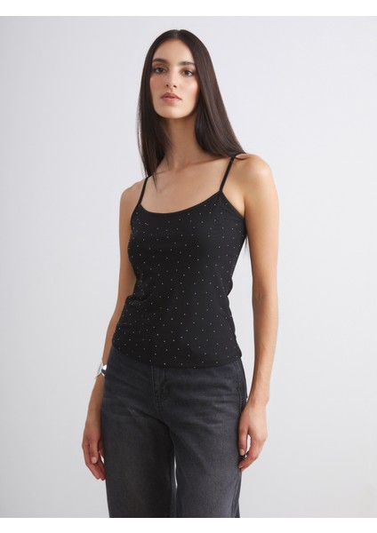 Kare Yaka Taşlı Kadın Atlet fırsatları