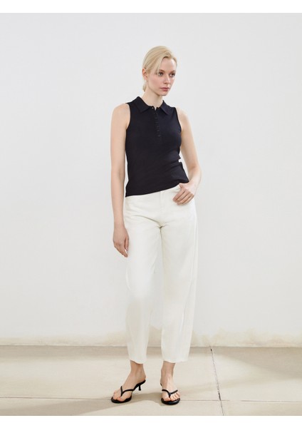 Polo Yaka Modal Karışımlı Kadın Atlet fiyatları