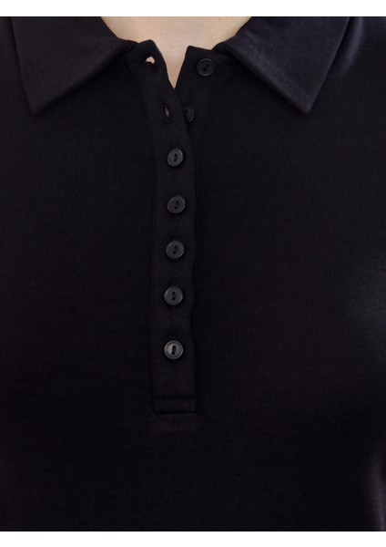 Polo Yaka Modal Karışımlı Kadın Atlet modelleri