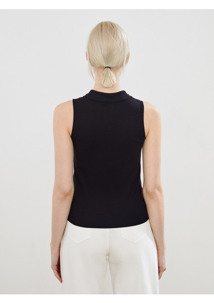 Polo Yaka Modal Karışımlı Kadın Atlet fırsatları