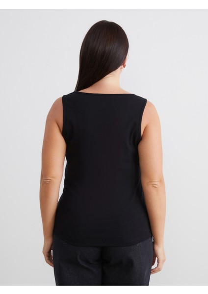 Büyük Beden U Yaka Kadın Atlet fırsatları