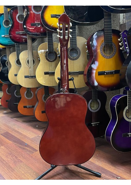 Bordo 4/4 Tam Boy Klasik Gitar Kılıf Pena Dahil fırsatları