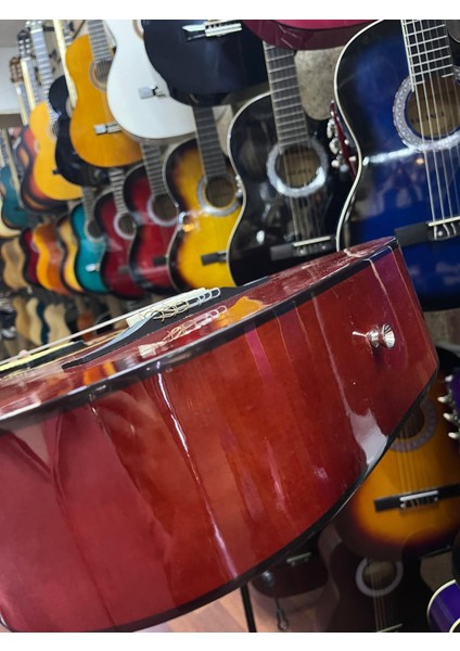Bordo 4/4 Tam Boy Klasik Gitar Kılıf Pena Dahil indirimleri