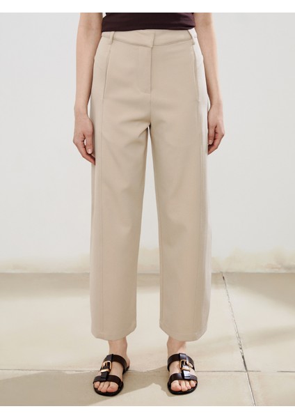 Loose Fit Krep Kadın Pantolon fiyatları